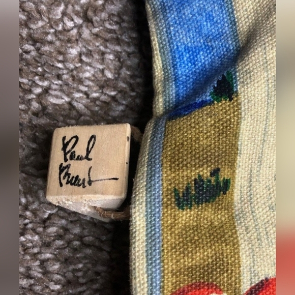 Paul Brent Colorful Beach Small Tote with Flip-Flop Design - Picture 2 of 3